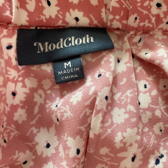 Modcloth Pink Floral Skirt - Picture 4 of 9